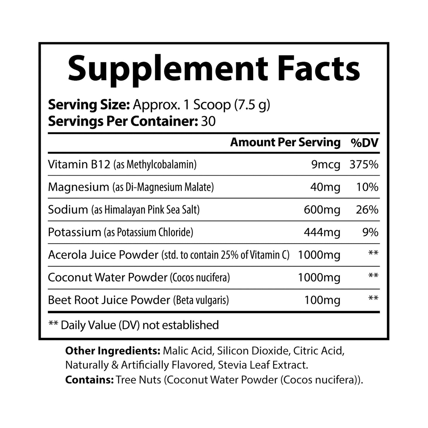 SteadyRise - Electrolyte for 55+ (Blue Raspberry)